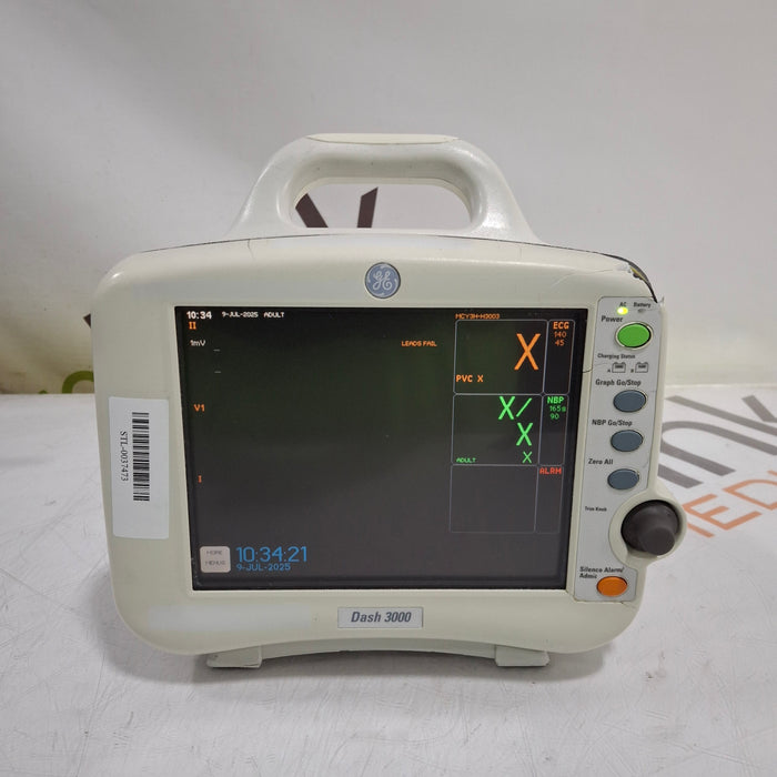 GE Healthcare GE Healthcare Dash 3000 - GE/Nellcor SpO2 Patient Monitor Patient Monitors reLink Medical