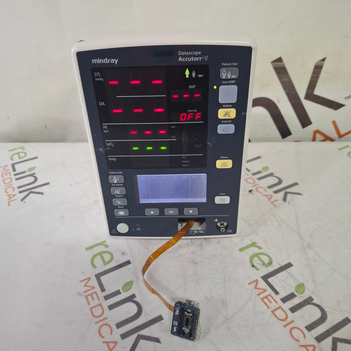 Mindray Mindray Datascope Accutorr V Vital Signs Monitor Patient Monitors reLink Medical