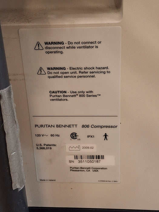 Puritan Bennett Puritan Bennett 840 Ventilator Respiratory reLink Medical