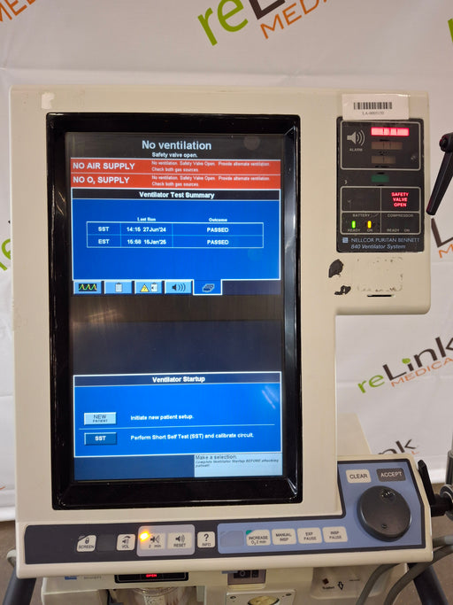 Puritan Bennett Puritan Bennett 840 Ventilator Respiratory reLink Medical