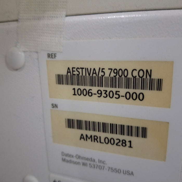 Datex-Ohmeda Aestiva 5 w/7900 Anesthesia System