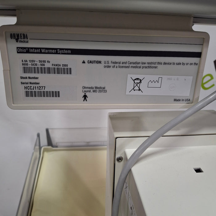 Ohmeda Medical Ohmeda Medical Panda 3300 Infant Warmer Infant Warmers and Incubators reLink Medical