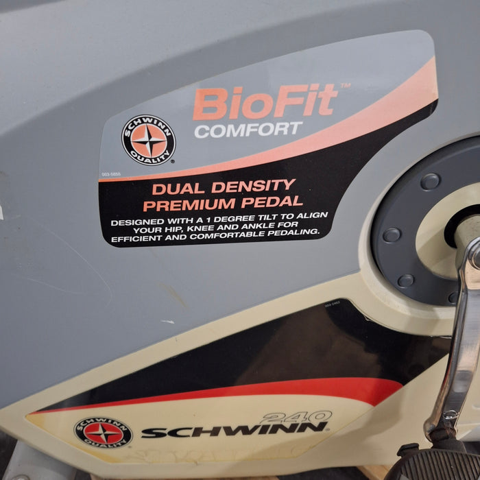 Schwinn Schwinn 240 Recumbent Exercise Bike Fitness and Rehab Equipment reLink Medical