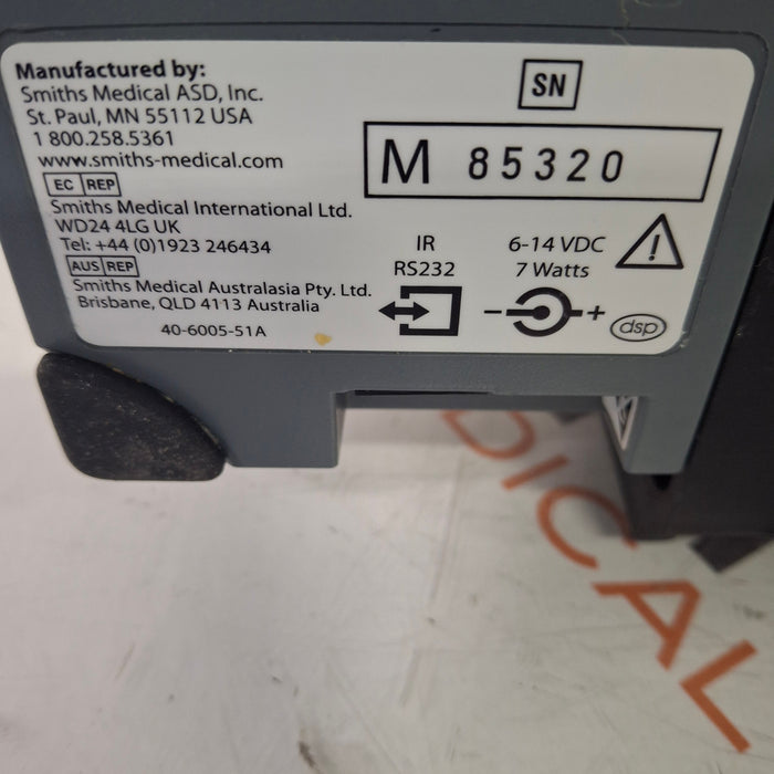 Smiths Medical Medfusion 3500 Syringe Infusion Pump