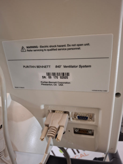 Puritan Bennett Puritan Bennett 840 Ventilator Respiratory reLink Medical
