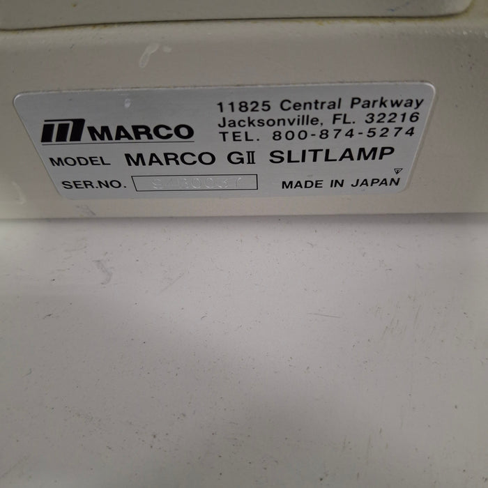 Marco Marco III Slit Lamp Ophthalmology reLink Medical