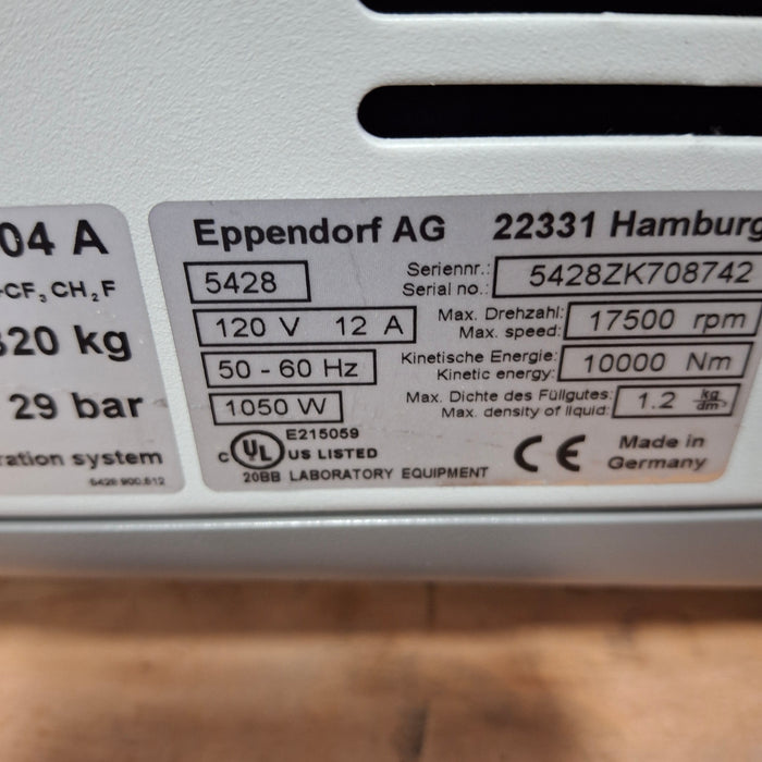 Eppendorf 5430 R Centrifuge