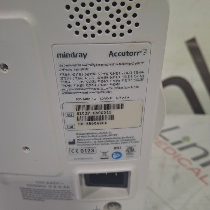 Mindray Mindray Accutorr 7 Vital Signs Monitor Patient Monitors reLink Medical