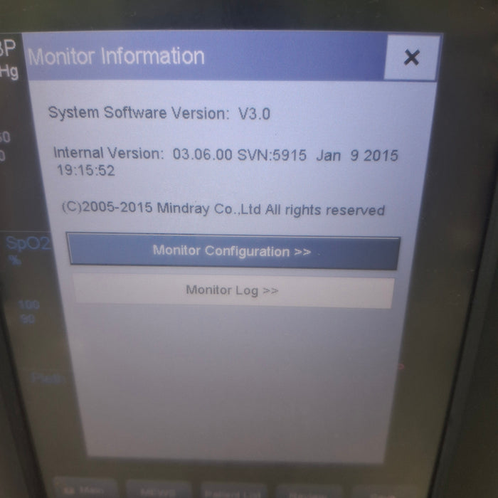 Mindray Mindray Accutorr 7 Vital Signs Monitor Patient Monitors reLink Medical