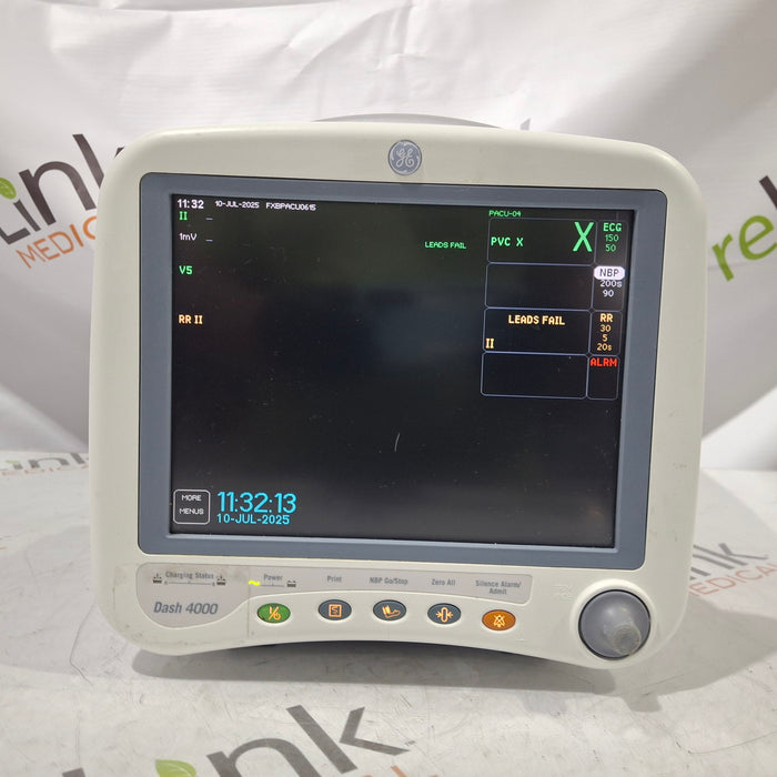 GE Healthcare GE Healthcare Dash 4000 - Masimo SpO2 Patient Monitor Patient Monitors reLink Medical