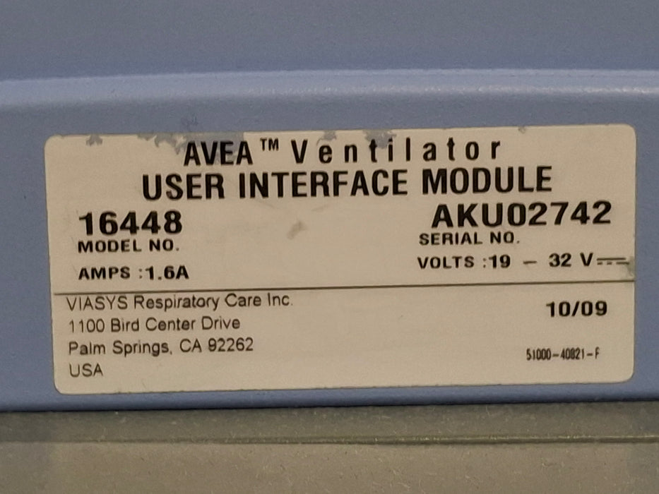 CareFusion CareFusion Avea Ventilator Respiratory reLink Medical
