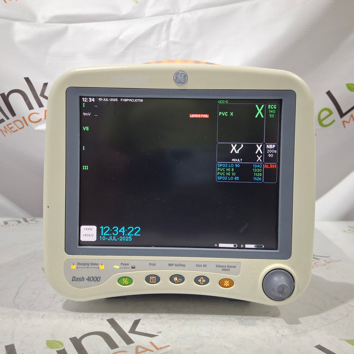 GE Healthcare GE Healthcare Dash 4000 - Masimo SpO2 Patient Monitor Patient Monitors reLink Medical