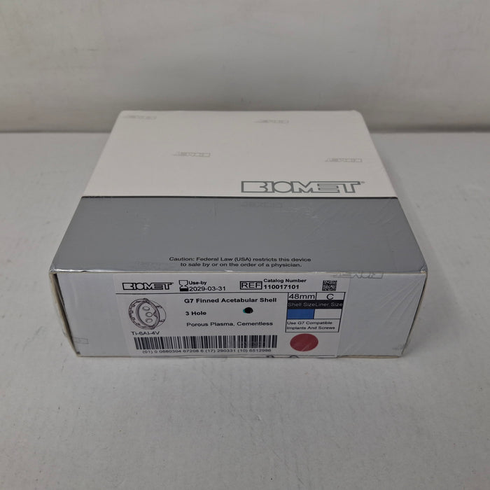 Biomet, Inc. Biomet, Inc. 110017101 G7 Finned Acetabular Shell, 48mm Surgical Instruments reLink Medical