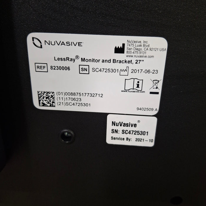 Nuvasive Nuvasive LessRay Image Enhancement Platform X-Ray Equipment reLink Medical