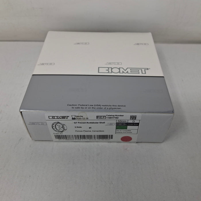 Biomet, Inc. 110017102 G7 Finned Acetabular Shell, 50mm
