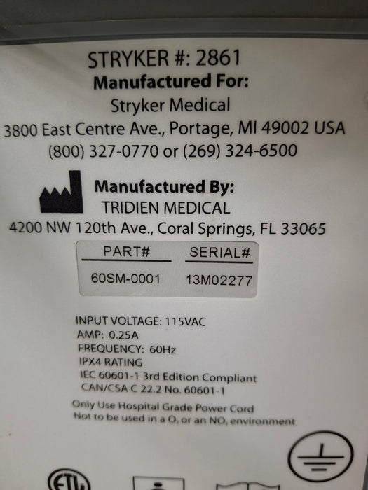 Stryker Stryker 2861 Air pump Surgical Equipment reLink Medical