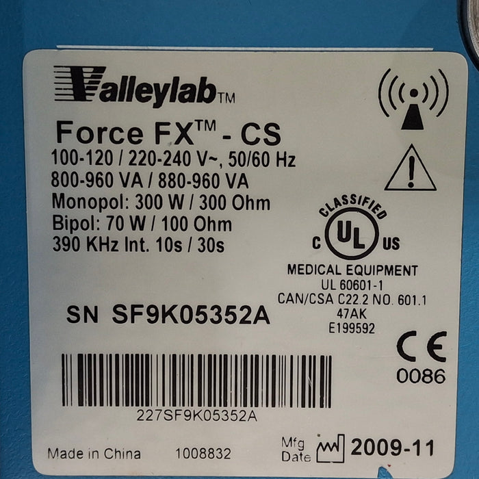 Covidien Covidien Force FX-CS Electrosurgical Unit Electrosurgical Units reLink Medical