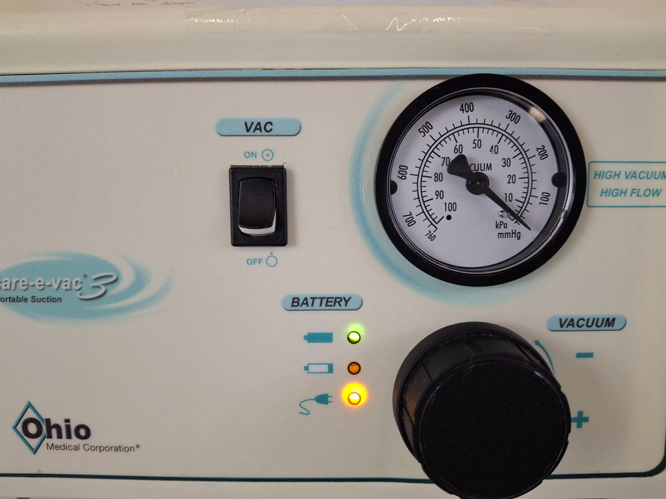 Ohio Medical Corporation Ohio Medical Corporation Care-E-Vac 3 Portable Suction System Surgical Equipment reLink Medical
