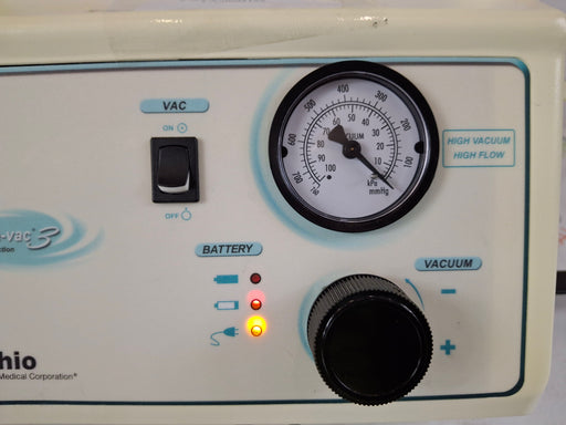 Ohio Medical Corporation Ohio Medical Corporation Care-E-Vac 3 Portable Suction System Surgical Equipment reLink Medical