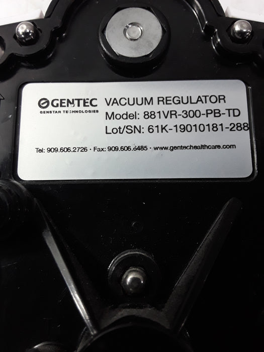 Gentec Gentec Vacuum Regulator Suction Regulators Test Equipment reLink Medical