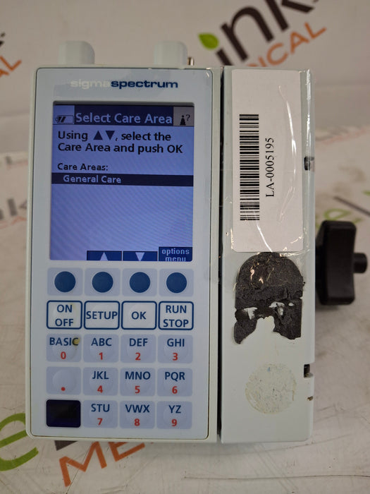 Baxter Baxter Sigma Spectrum 8.00.04 w/ A/B/G/N Battery Infusion Pump Infusion Pump reLink Medical