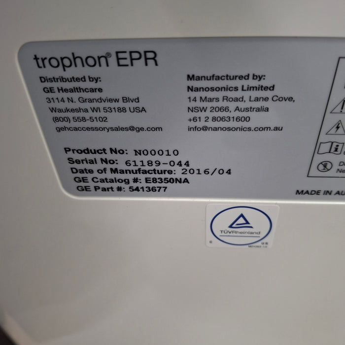 NanoSonics NanoSonics Trophon EPR High Level Disinfection Ultrasound reLink Medical