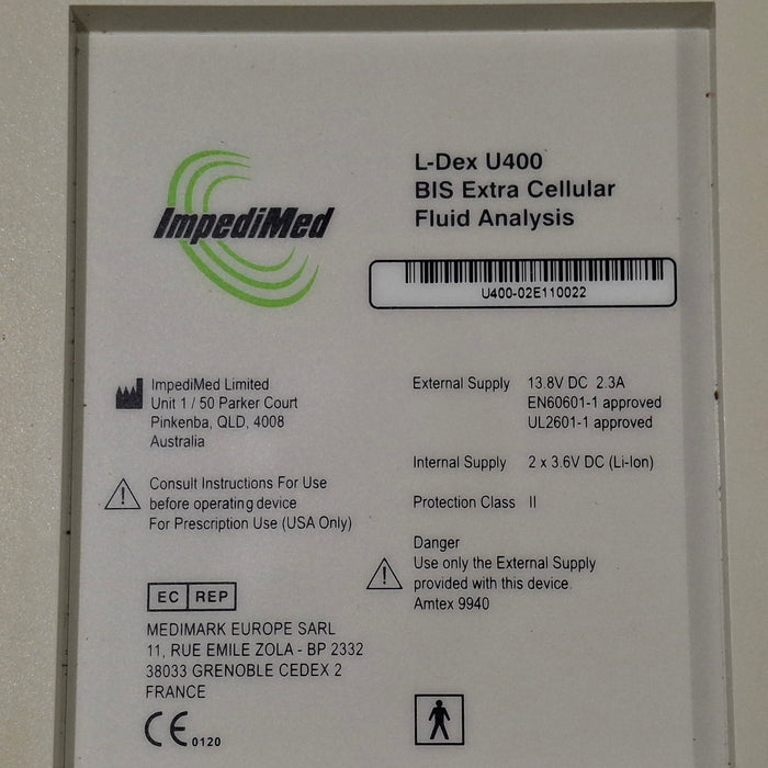 ImpediMed L-Dex U400 Bioimpedance Spectroscopy Analyzer