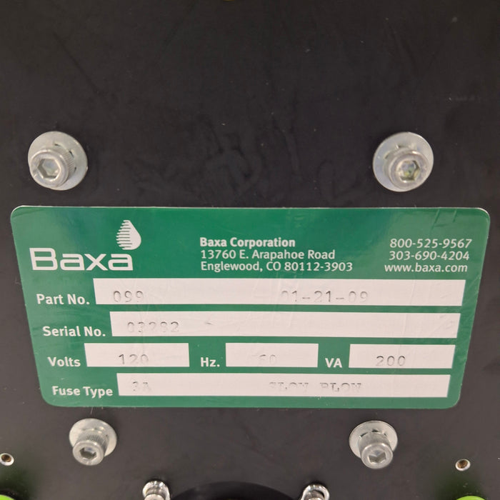 Baxa Corporation Repeater Pump Peristaltic Fluid Transfer