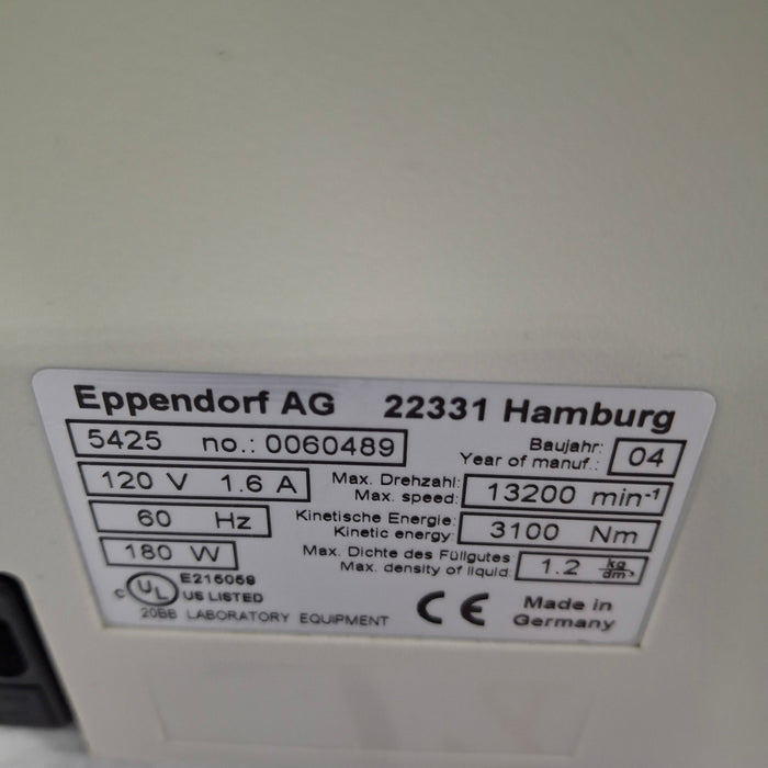 Eppendorf Eppendorf 5415D Centrifuge Centrifuges reLink Medical