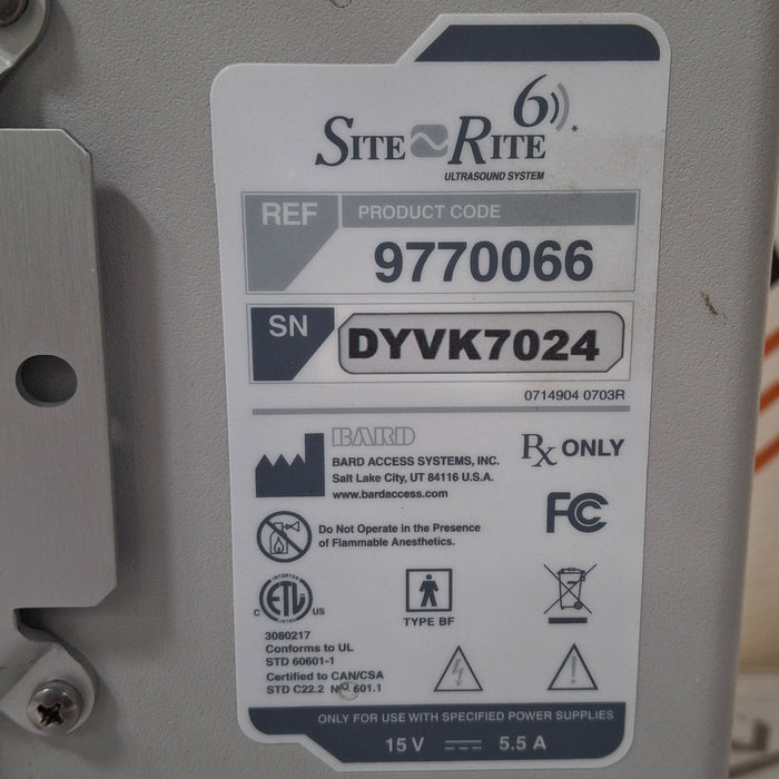 Bard Medical Bard Medical Site Rite 6 Ultrasound Ultrasound reLink Medical
