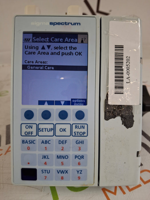 Baxter Sigma Spectrum 8.00.04 w/ A/B/G/N Battery Infusion Pump