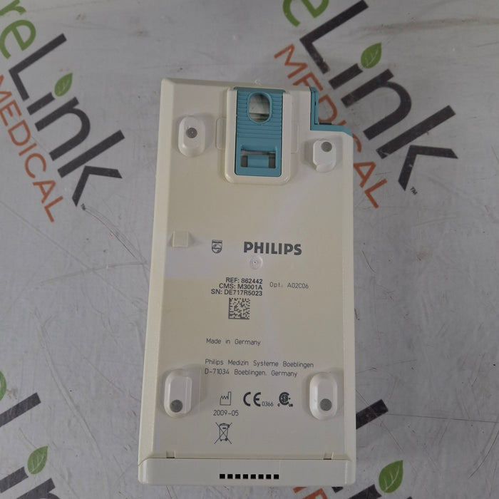 Philips M3001A-A02C06 OxiMax SpO2, NIBP, ECG, Temp, IBP MMS Module