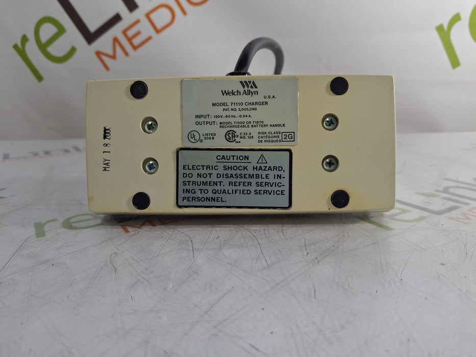 Welch Allyn Welch Allyn 71110 3.5V Desk Charger Diagnostic Exam Equipment reLink Medical