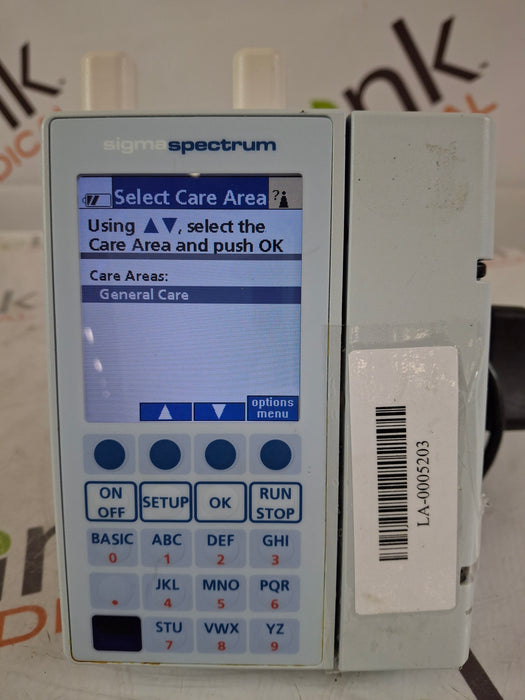 Baxter Sigma Spectrum 8.00.04 w/ A/B/G/N Battery Infusion Pump