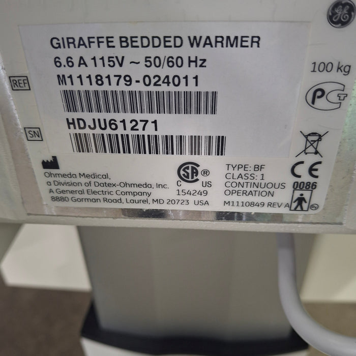 GE Healthcare GE Healthcare Giraffe IRES Infant Warmer Infant Warmers and Incubators reLink Medical
