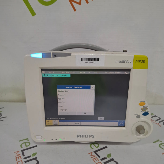 Philips IntelliVue MP30 Patient Monitor