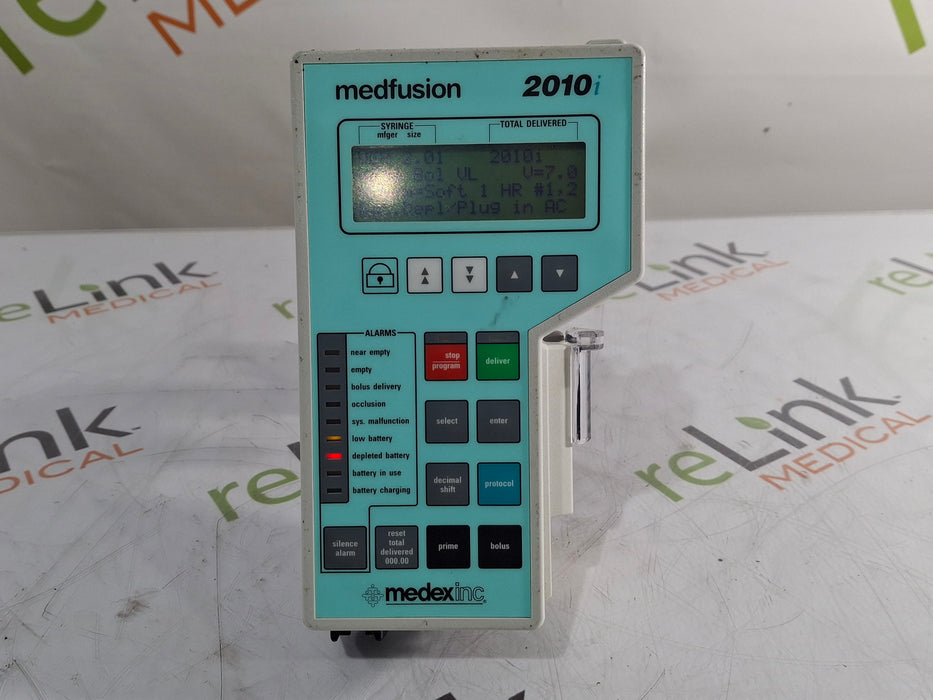 Medex Medex Medfusion 2010i Syringe Infusion Pump Infusion Pump reLink Medical