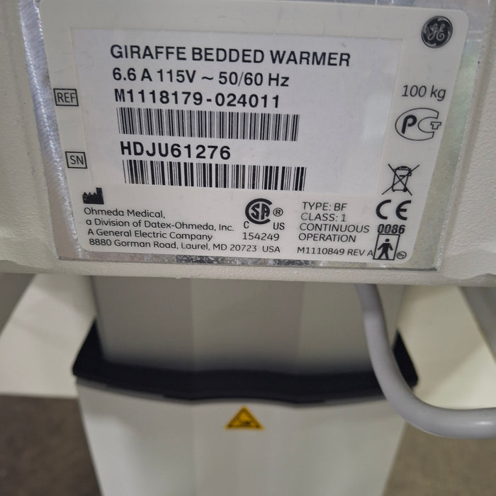 GE Healthcare Giraffe IRES Infant Warmer