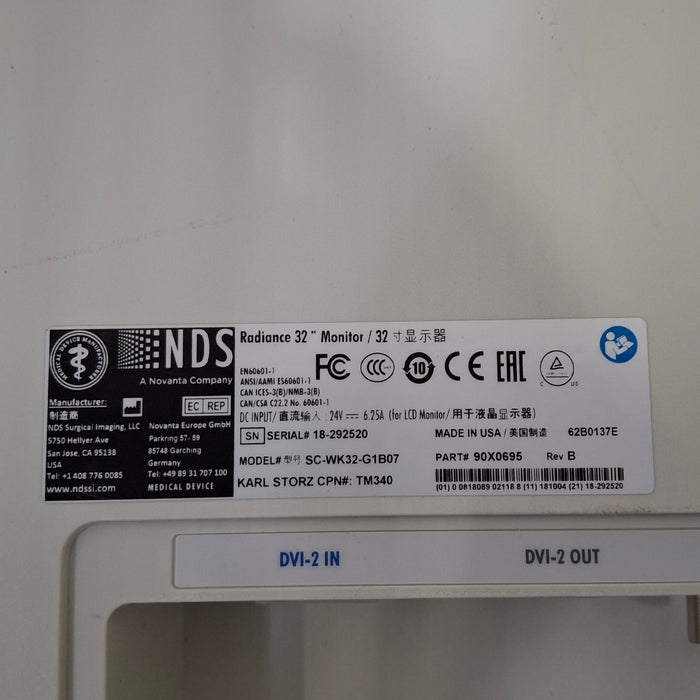 Karl Storz Karl Storz 32" 4K Surgical Display Rigid Endoscopy reLink Medical