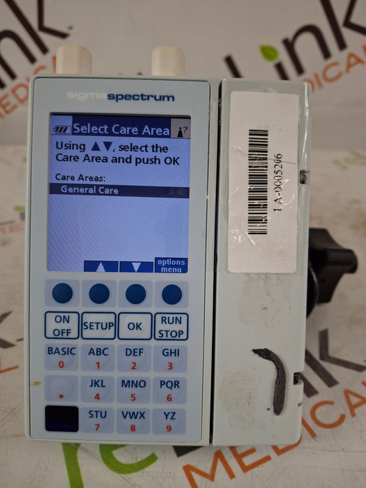 Baxter Sigma Spectrum 8.00.04 w/ A/B/G/N Battery Infusion Pump