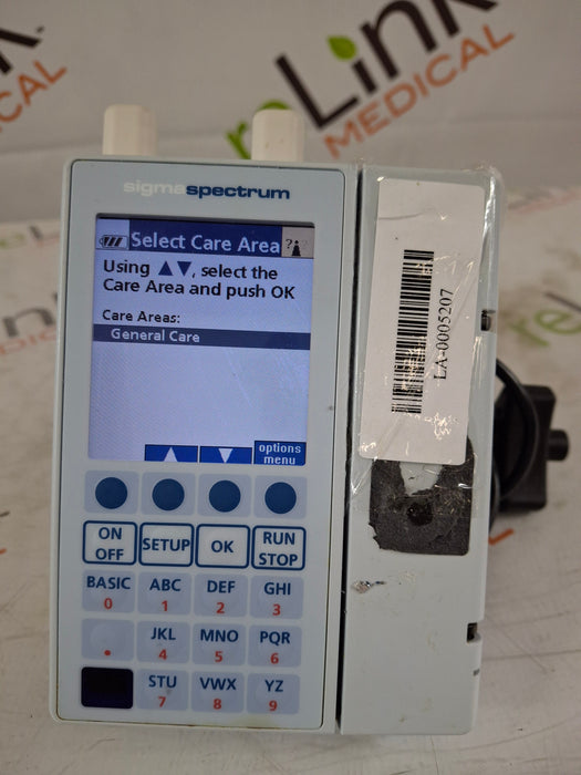 Baxter Baxter Sigma Spectrum 8.00.04 w/ A/B/G/N Battery Infusion Pump Infusion Pump reLink Medical