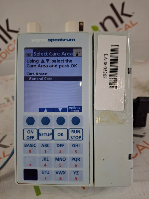 Baxter Sigma Spectrum 8.00.04 w/ A/B/G/N Battery Infusion Pump