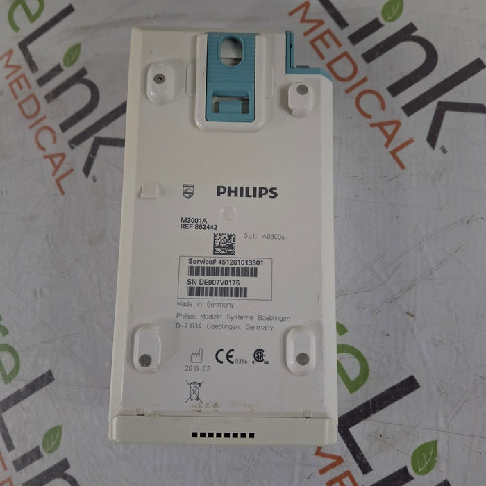 Philips Philips M3001A-A03C06 Masimo SpO2, NIBP, ECG, Temp, IBP MMS Module Patient Monitors reLink Medical