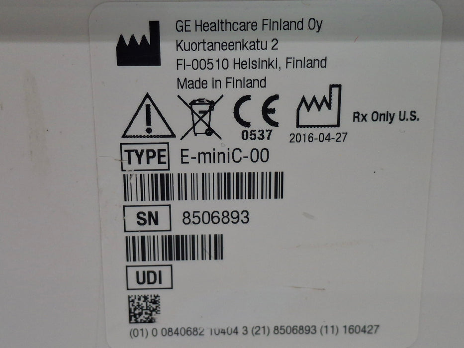 GE Healthcare E-miniC-00 CO2 Module