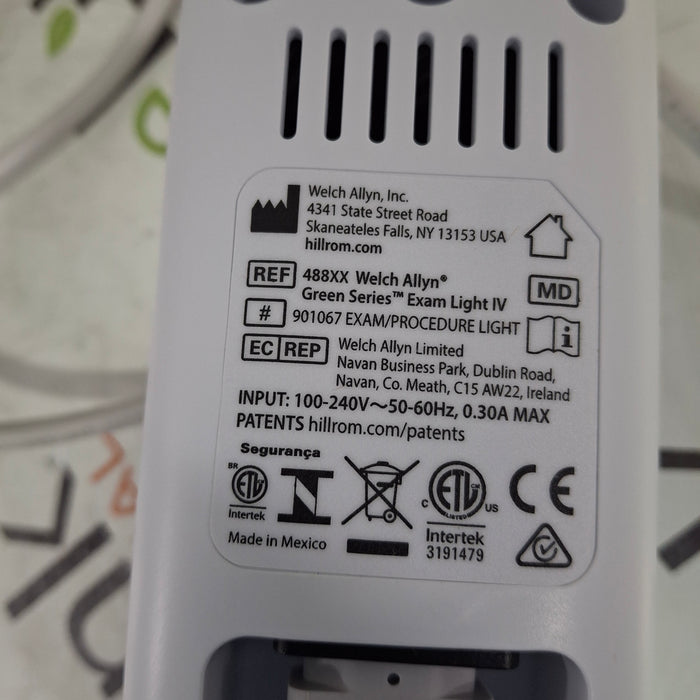 Welch Allyn Welch Allyn 488XX Green Series 901067 Exam Procedure GS LED Light Diagnostic Exam Equipment reLink Medical