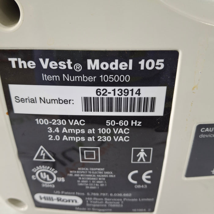 Advanced Respiratory Advanced Respiratory The Vest 105 Airway Clearance Device Surgical Equipment reLink Medical