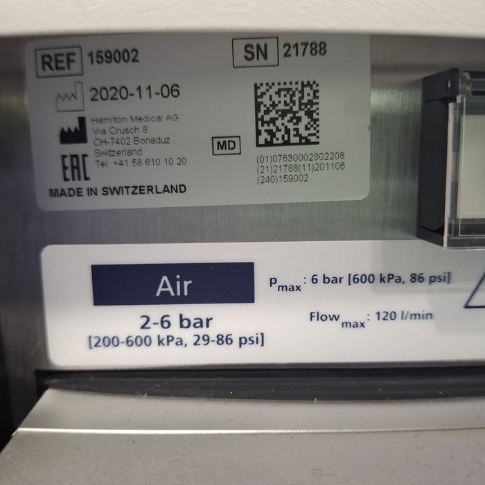 Hamilton Medical Inc Hamilton Medical Inc G5 Ventilator Respiratory reLink Medical