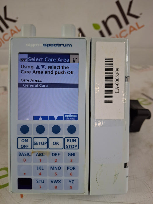 Baxter Sigma Spectrum 8.00.04 w/ A/B/G/N Battery Infusion Pump