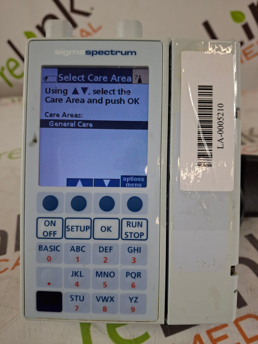 Baxter Sigma Spectrum 8.00.04 w/ A/B/G/N Battery Infusion Pump