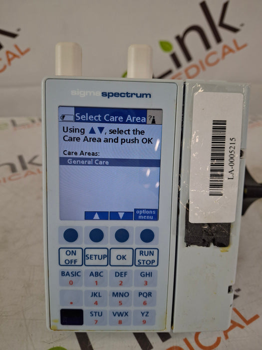 Baxter Baxter Sigma Spectrum 8.00.04 w/ A/B/G/N Battery Infusion Pump Infusion Pump reLink Medical